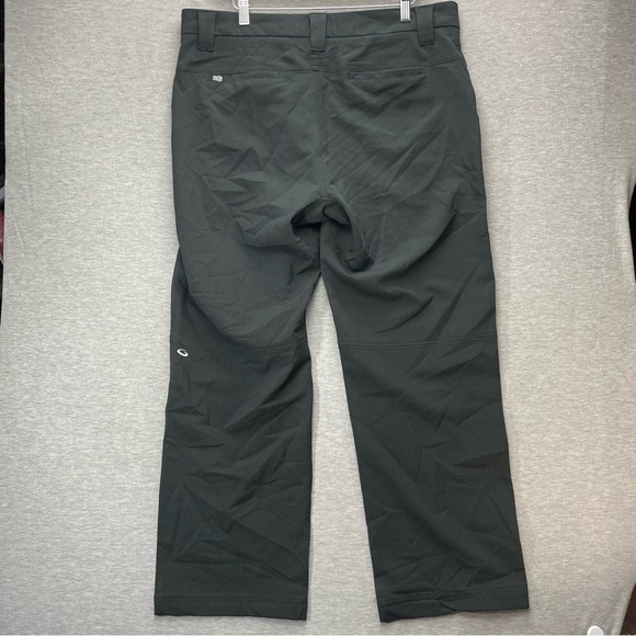 GOLDLINE Mens Mojo Black Pinstripes Curling Pants Size 36 - Picture 9 of 13